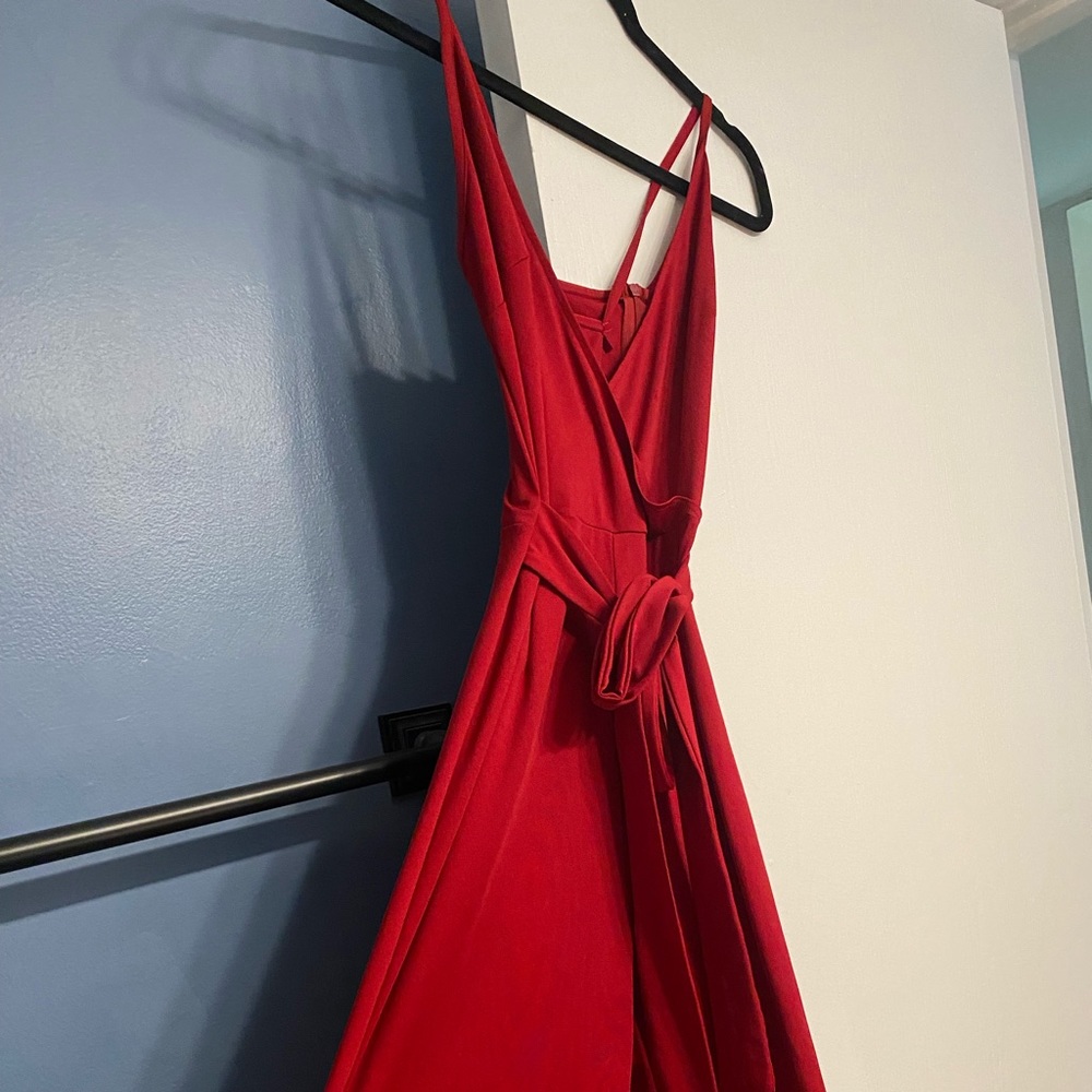 Red jumpsuit